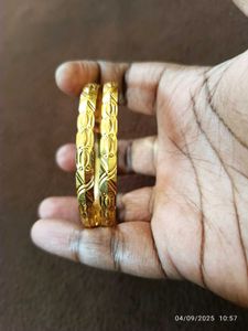 New Golden Bangles (Set of 2)