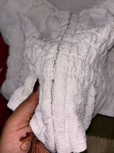 White Corset Top.SIZE-30-36.NOT WORN EVEN ONCE