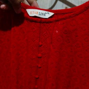 Red Kurta