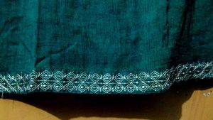 Green Kurta - Sequins Work