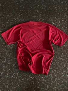 oversized red tee t shirt