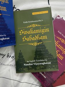 Sivakamiyin Sabadham -  epic Tamil novel 4 book se