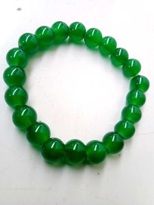 Green Jade Beaded Bracelet