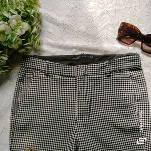 Zara Chex Trouser Pant