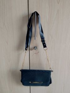 Black Quilted Crossbody Bag