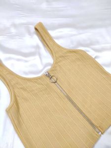Mustard Cami Top