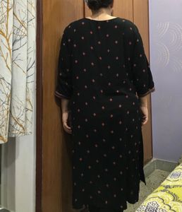 Black Printed Kurti