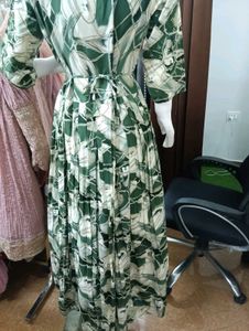 Ethnic Gown With Belt