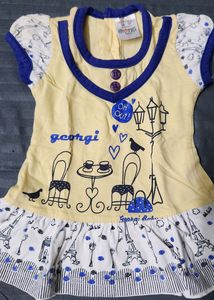Cute Yelloe Dress | Georgi For Newborn