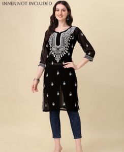 Elegant Black Kurta