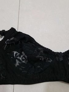 Black Lace Bra