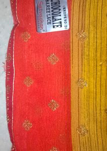 Elegant Red Saree