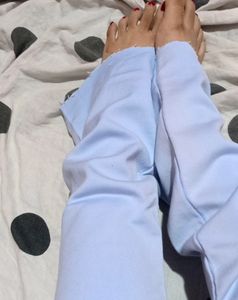 Denim Leg Sleeves Pant