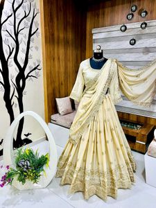 Party Wear Heavy Chinon Silk Lehenga Choli