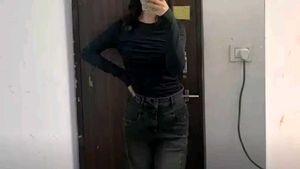 Black Ruched Long Sleeve Top