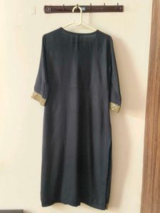 Elegant Black Kurta