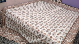 Pure Cotton Double Bedsheet