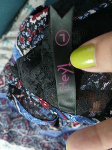 Patterned Sleeveless Dress