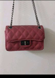 Burgundy Shoulder Bag