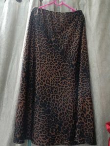 Leopard Print Maxi Skirt