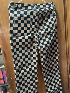 Forever 21 Checkered Jeans