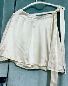 Elegant White Crop Top