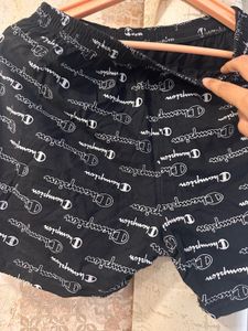 Champion Print Shorts, Waist- 30