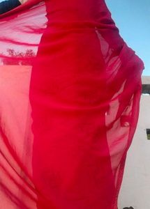 Dark Pink Saree