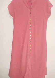 Elegant Coral Pink Kaira Dress