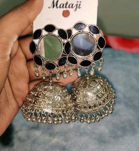 Oxidised Jewellery (jhumka) - combo pack of 2 earr
