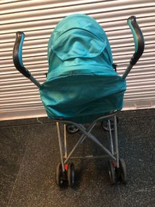 Teal Compact Baby Stroller