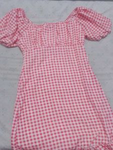 Gingham Midi Dress