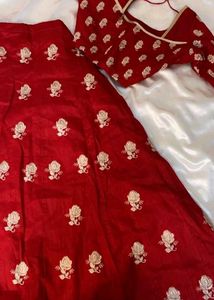 Red zari Lehenga