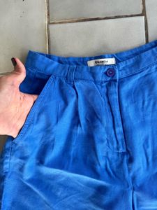 Blue Casual Shorts