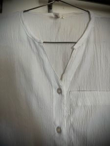 Classic Breeze White Crinkle Shirt