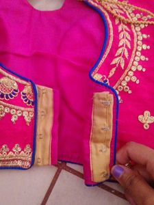 Pink Embroidered Blouse