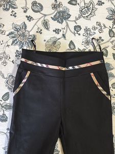 Burberry Checks Black Trousers