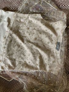 Glitter Mesh Top