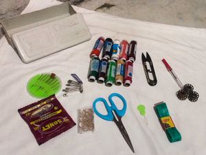 Sewing Kit with Threads & Accessories