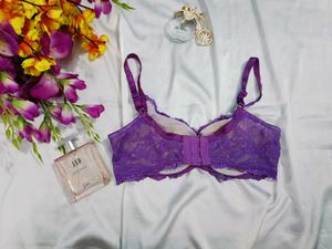 🇳🇿💫🎀Elegant Purple Lace Bra