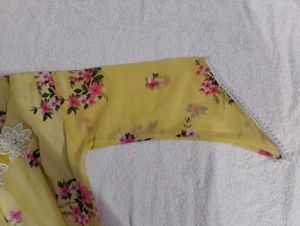 Floral Yellow Top