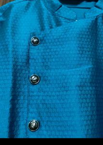Festive Light Blue Kurta For Wedding/ Festivals