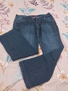 Wide Leg Denim Jeans
