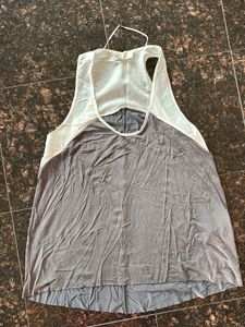 Grey Sleeveless Tank Top