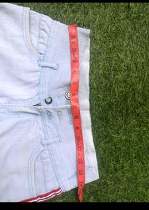 Striped Denim Jeans