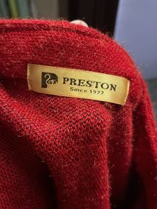 Red Printed Winter wear Kurta