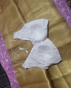Tissue saree with blouse