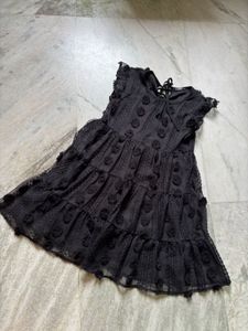 Black Tiered Dress
