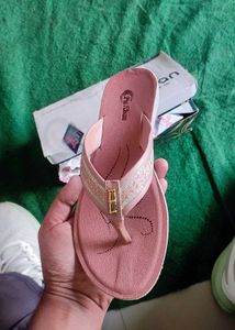 NEW Ladies PU chappal Slipper Pink Flip Flops