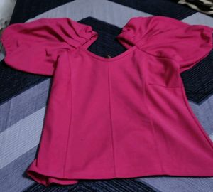 Fuschia Pink Top